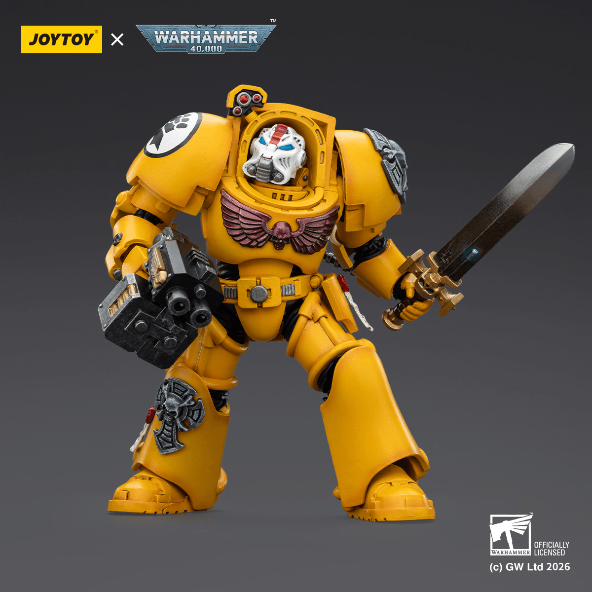 Imperial Fists Terminator 1 with Power Sword and Storm Bolter | 6927054403158