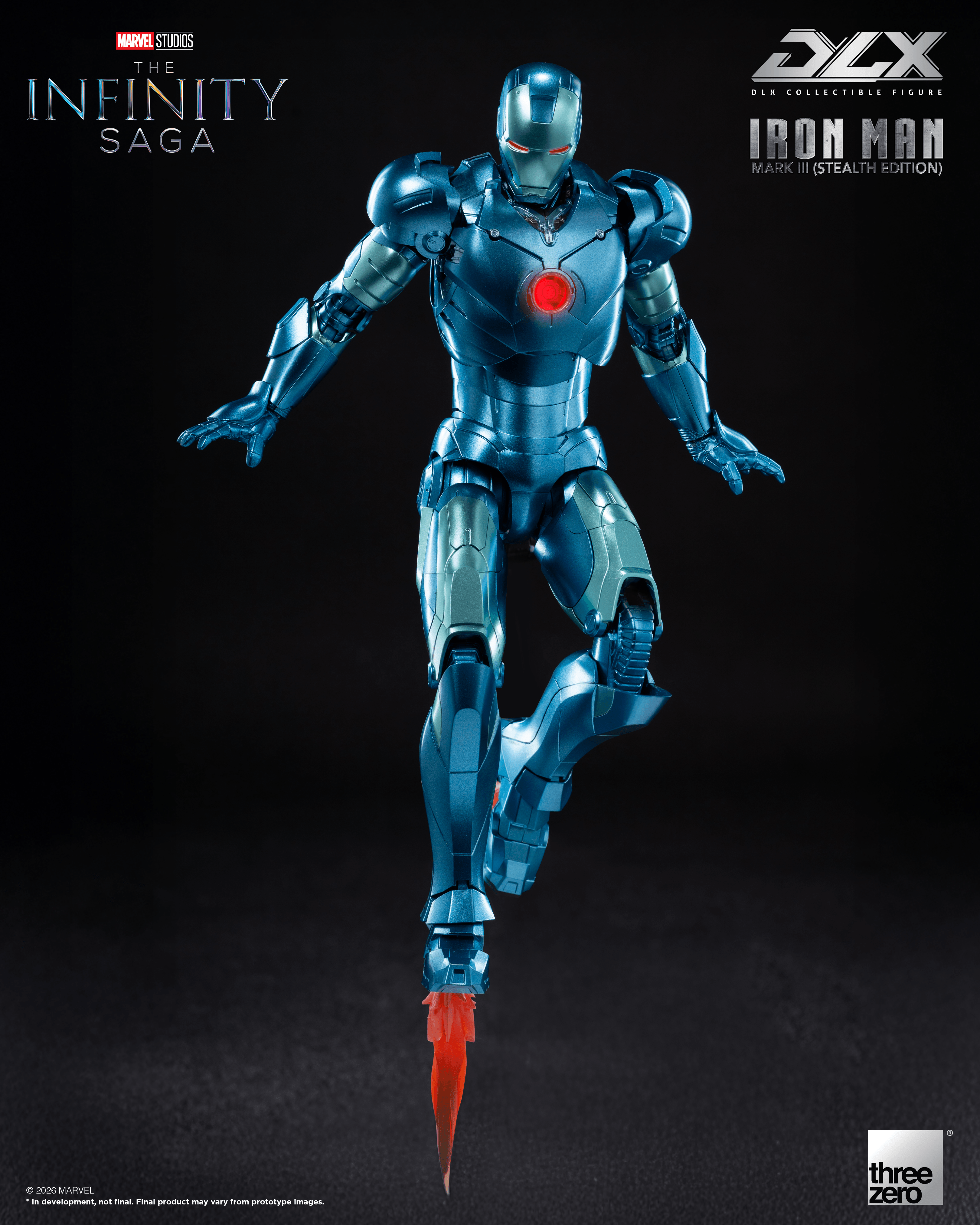 Marvel Studios: The Infinity Saga - DLX Iron Man Mark 3 (Stealth Edition) | 4895250821842