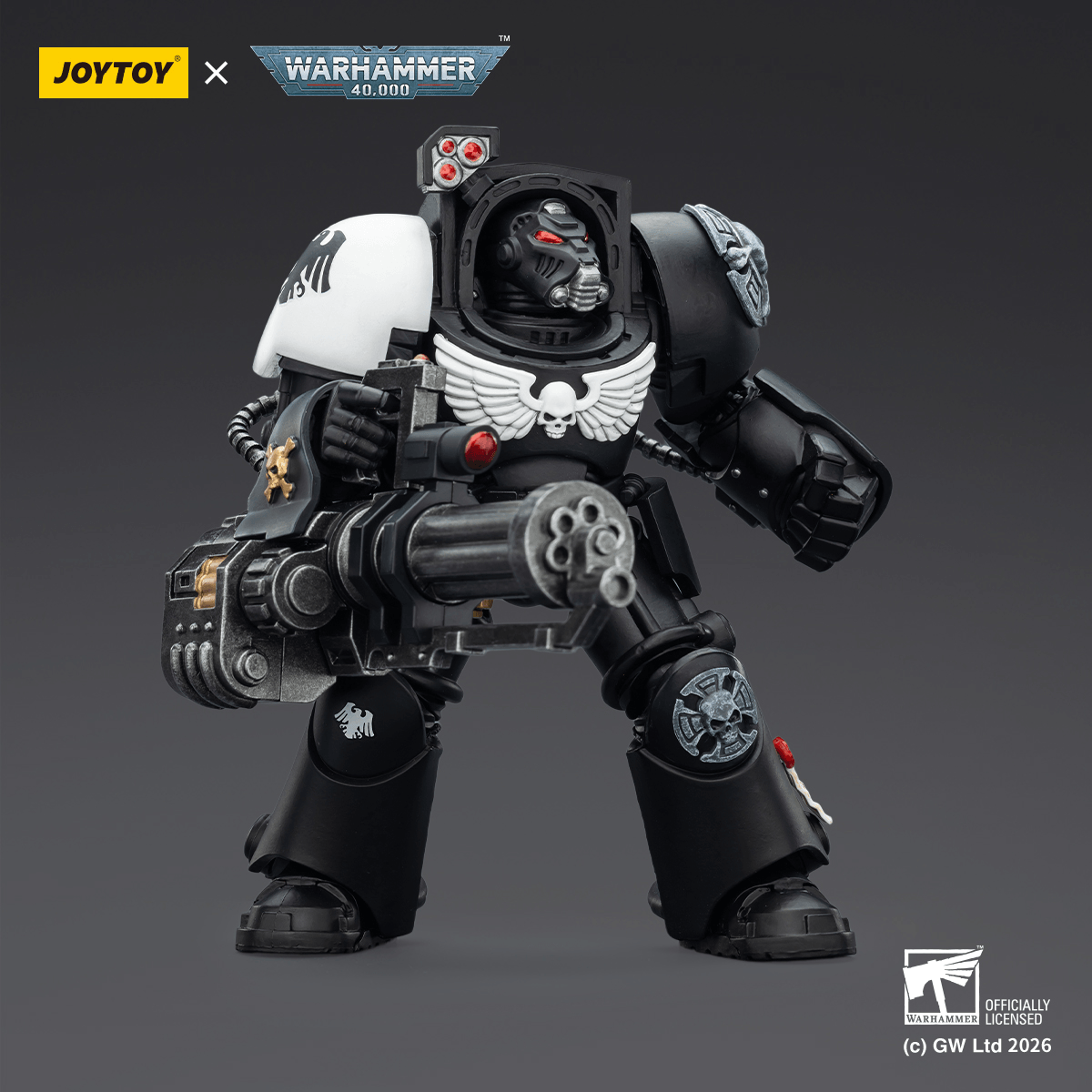 Raven Guard Terminator 3 with Power Fist and Assault Cannon | 6927054403264