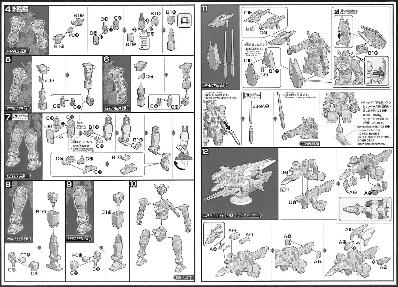 HGBD:R 1/144 EARTHREE GUNDAM | 4573102582027