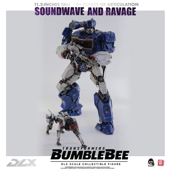 Three Zero Transformers: Bumblebee - DLX Soundwave and Ravage | 4897056202627