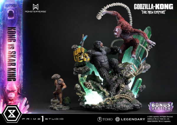 Prime 1 Studio Ultimate Diorama Masterline Godzilla x Kong: The New Empire (Film) Kong vs Skar King Bonus Version | 4582647121707