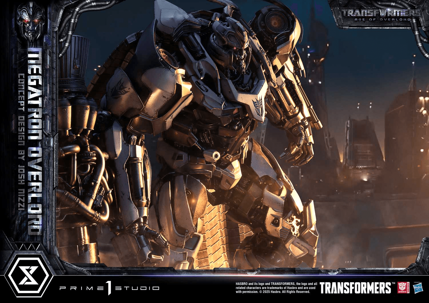 Museum Masterline Transformers Generations I Megatron Overlord (Design by Josh Nizzi) Bonus Version | 4582647122285