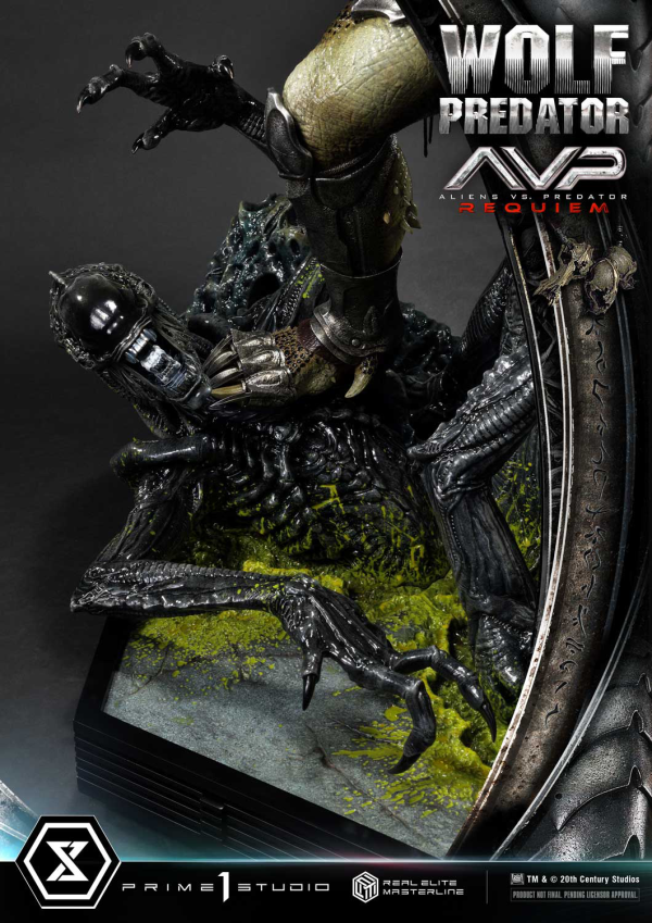 Prime 1 Studio Real Elite Masterline Aliens vs. Predator: Requiem Wolf Predator DX Bonus Version | 4582647121646