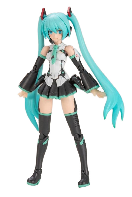 Kotobukiya Hand Scale Hatsune Miku, Frame Arms Girl Action Figure Kit (2.95 Inches) | 190526025783