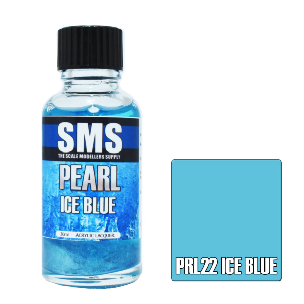 The Scale Modellers Supply (SMS) Pearl ICE BLUE 30ml(787099994112)(787099994112)