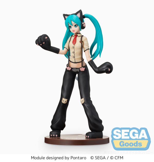 "Hatsune Miku: Project DIVA Arcade Future Tone" SPM Figure "Hatsune Miku - Kitty Cat" | 4582733440248