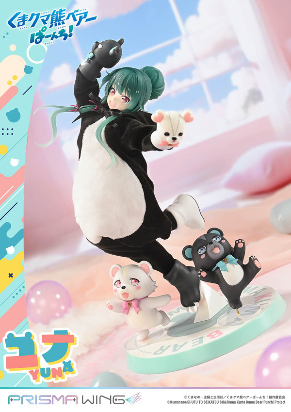 Prime 1 Studio PRISMA WING Kuma Kuma Kuma Bear Punch! Yuna 1/7 Scale Pre-Painted Figure | 4582647120601