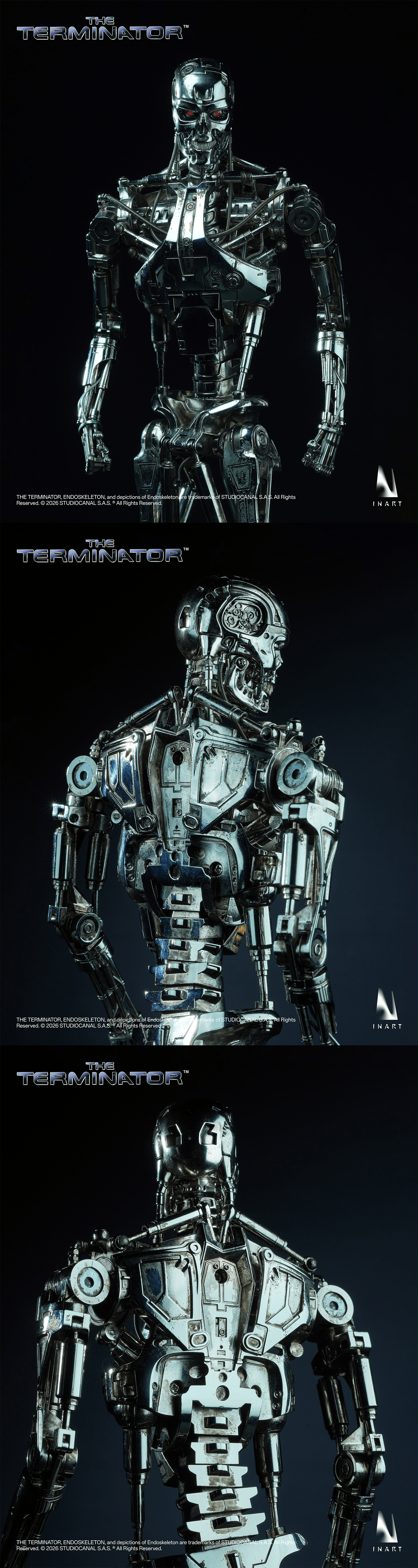 INART – The Terminator - T-800 Endoskeleton 1/6 Collectible Figure