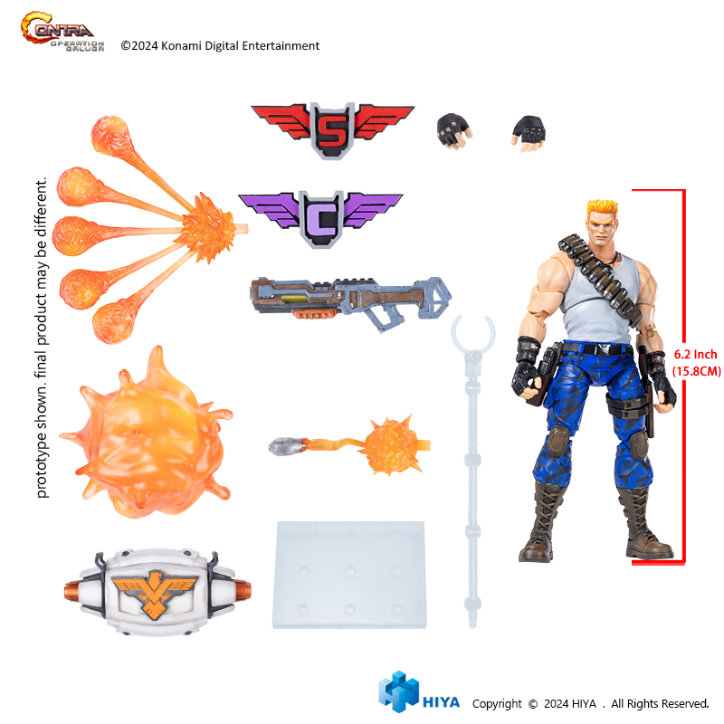 Exquisite Basic Series 1/12 Scale CONTRA:OPERATION GALUGA Bill Rizer | 6957534203701