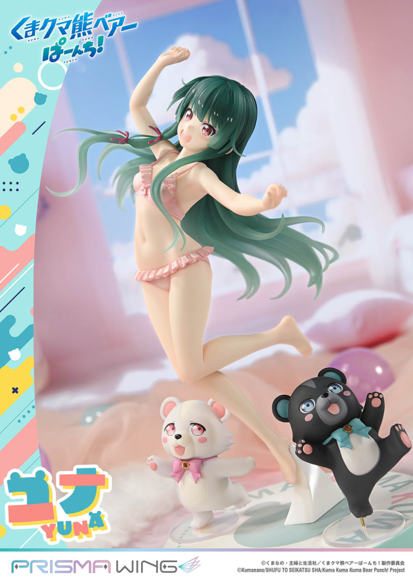 Prime 1 Studio PRISMA WING Kuma Kuma Kuma Bear Punch! Yuna 1/7 Scale Pre-Painted Figure | 4582647120601