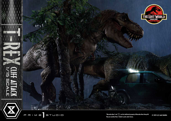 Prime 1 Studio Legacy Museum Collection The Lost World: Jurassic Park (Film) T-Rex Cliff Attack 1/15 scale Bonus Version | 4582647121011