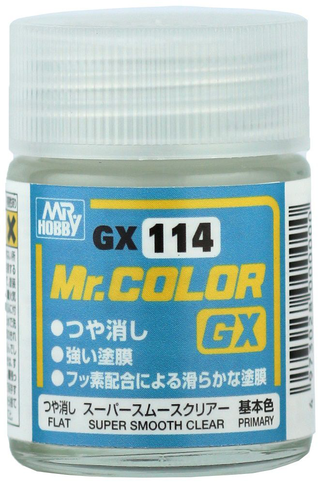 Mr Hobby Mr Color GX 114 - Super Smooth Clear Flat | 4973028631951