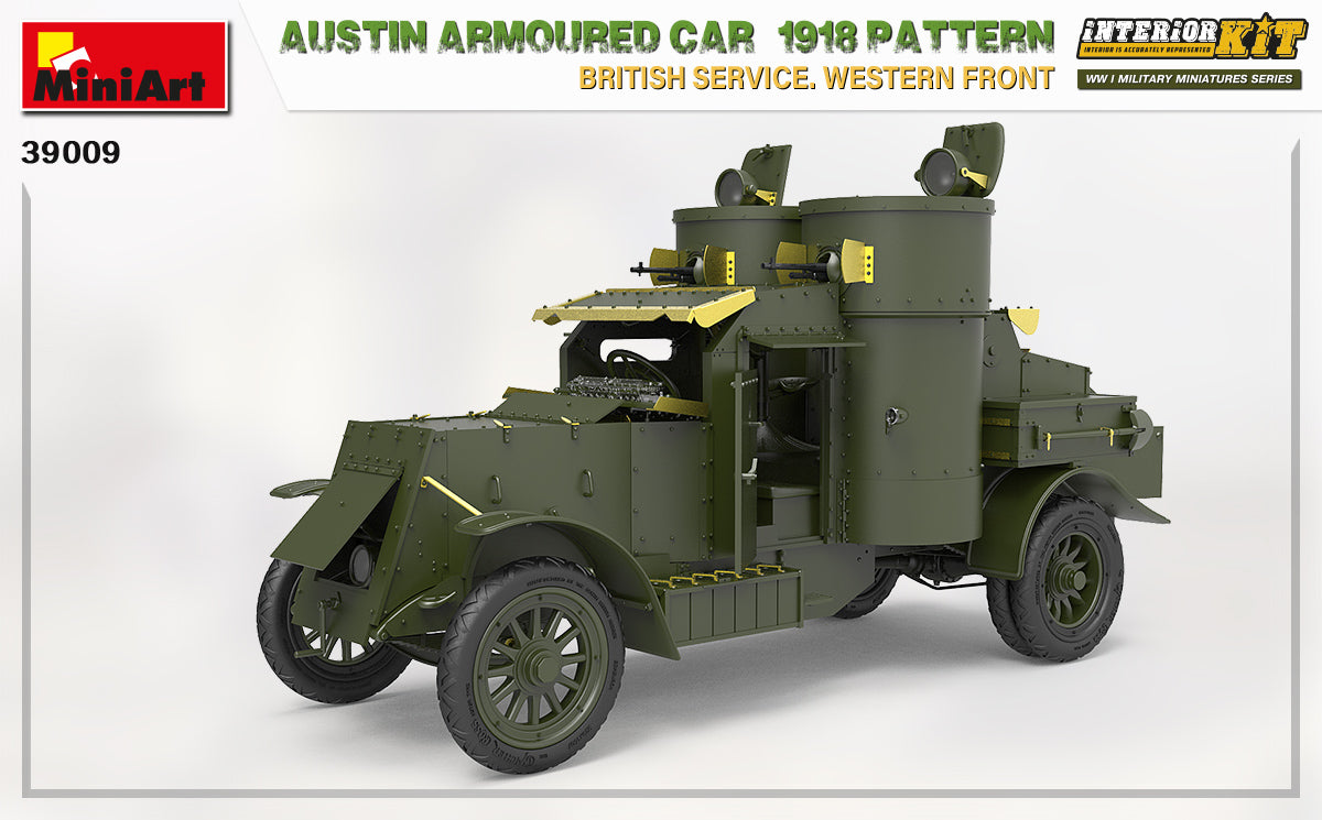 MiniArt 1/35 Austin Armoured Car 1918 Pattern. British Service. Western Front . Interior Kit | 4820183313591