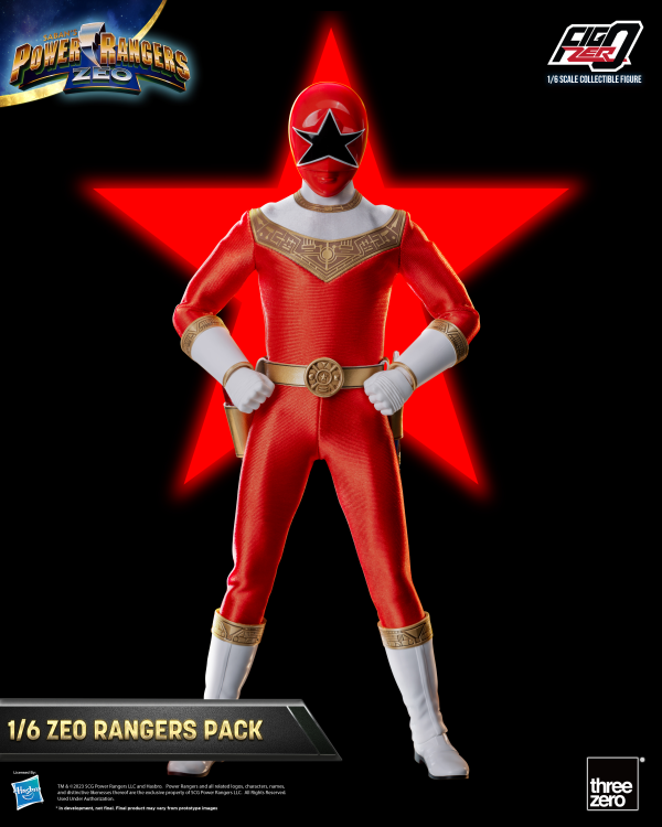 Three Zero Power Rangers Zeo - FigZero 1/6 Zeo Rangers Pack | 4895250810464