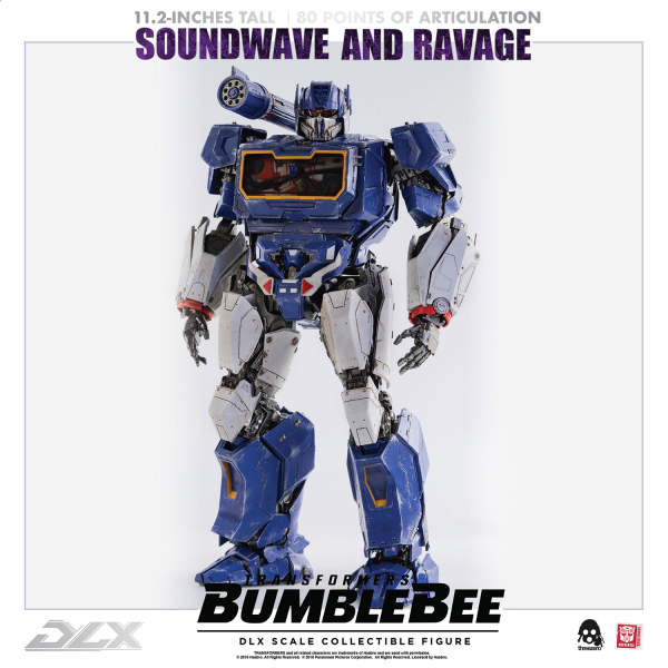 Three Zero Transformers: Bumblebee - DLX Soundwave and Ravage | 4897056202627
