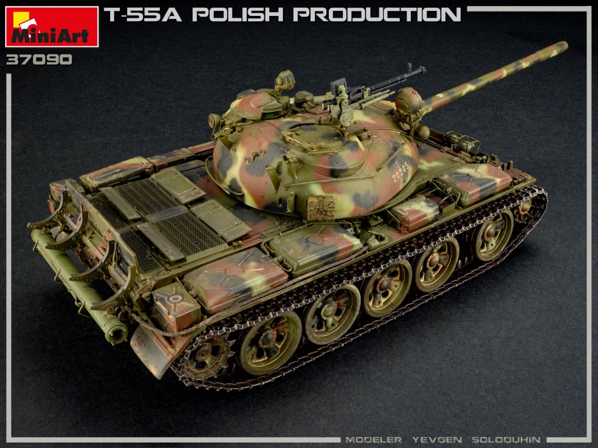 MiniArt T-55A Polish Production | 4820183313034