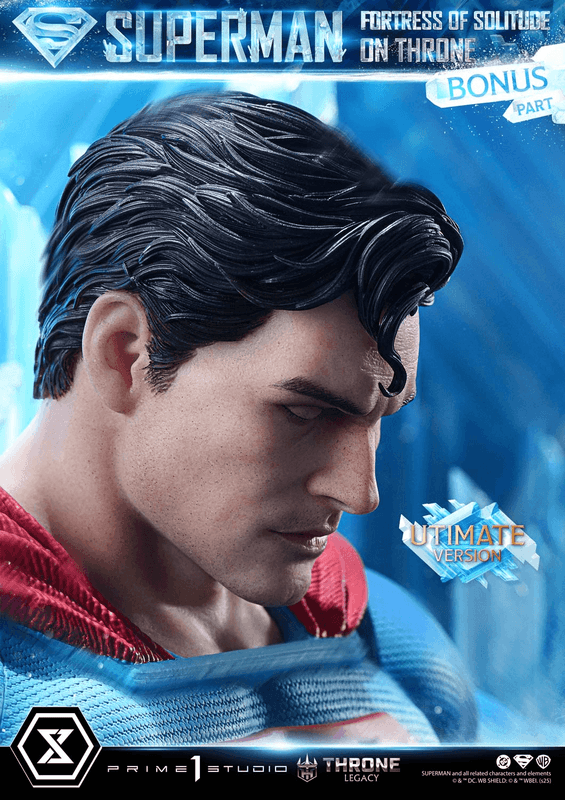 Prime 1 Studio Throne Legacy Superman (Comics) Superman Fortress of Solitude on Throne (Design by Gabriele Dell'Otto) Ultimate Bonus Version | 4582647122162