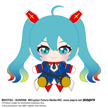 Hatsune Miku x Mobile Suit Gundam "Gundam x Hatsune Miku" Bandai Namco Nui Plush | 4571617934928