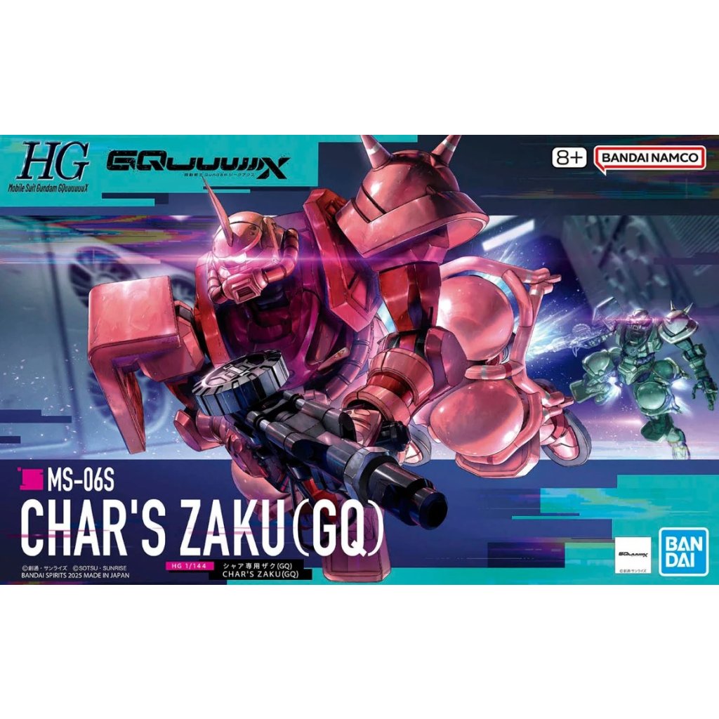 HG 1/144 CHAR'S ZAKU(GQ)