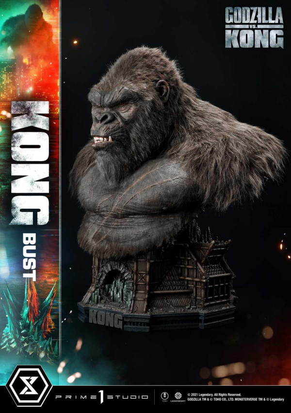 Prime 1 Studio Life Size Bust Godzilla vs Kong (Film) Kong | 4580708032122