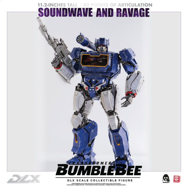 Three Zero Transformers: Bumblebee - DLX Soundwave and Ravage | 4897056202627