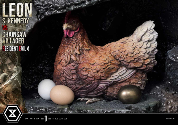 Prime 1 Studio Ultimate Premium Masterline Resident Evil 4 Leon S. Kennedy versus Chainsaw Villager | 4582647120878