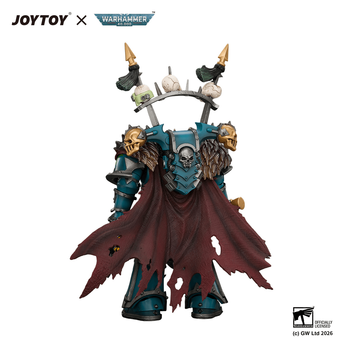 Alpha Legion Chaos Lord with Plasma Pistol and Accursed Weapon