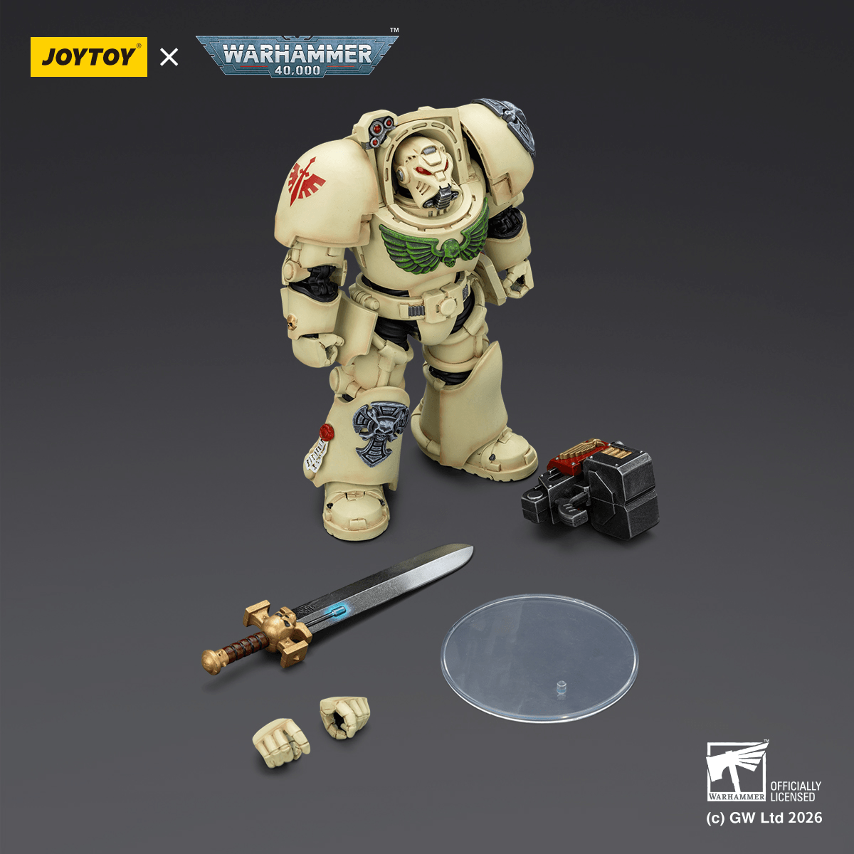 Dark Angels Deathwing Terminator 1 with Power Sword and Storm Bolter | 6927054403127