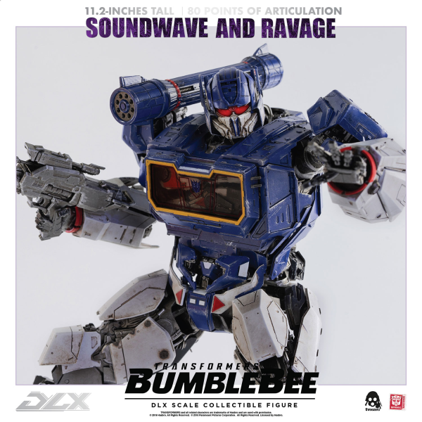 Three Zero Transformers: Bumblebee - DLX Soundwave and Ravage | 4897056202627