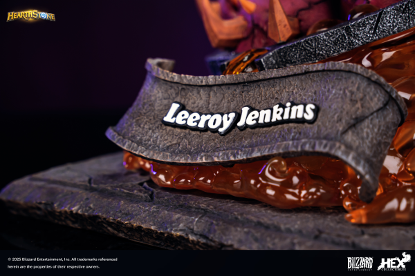 HEX Collectibles Blizzard Hearthstone® Leeroy Jenkins 1/6 Scale Premium Statue | 6978082550116