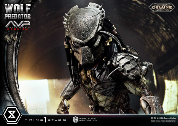 Prime 1 Studio Real Elite Masterline Aliens vs. Predator: Requiem Wolf Predator DX Bonus Version | 4582647121646