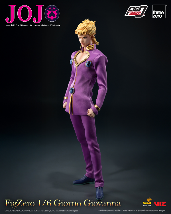 threezero JOJO's Bizarre Adventure: Golden Wind FigZero 1/6 Giorno Giovanna | 4895250817470