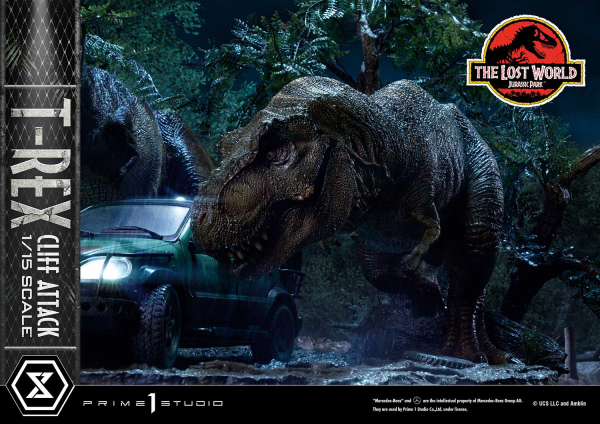 Prime 1 Studio Legacy Museum Collection The Lost World: Jurassic Park (Film) T-Rex Cliff Attack 1/15 scale Bonus Version | 4582647121011