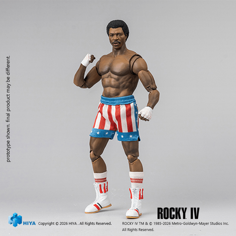 1/12 Scale 6 Inch Rocky IV Apollo Action Figure | 6957534204760