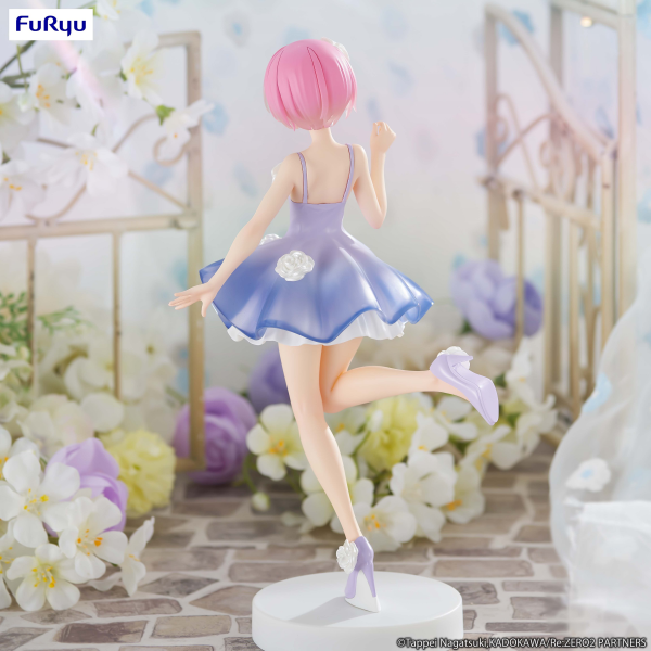 FURYU Corporation Re:ZERO -Starting Life in Another World- Trio-Try-iT Figure -Ram Flower Dress- | 4580736405479