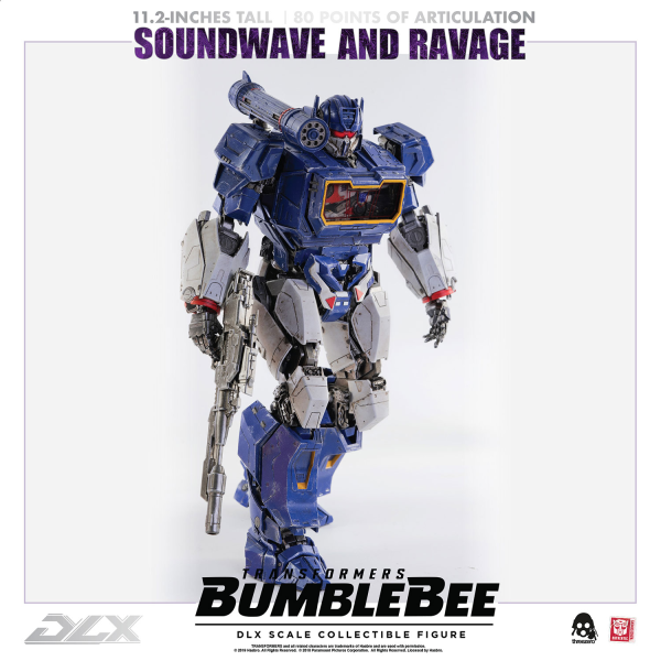 Three Zero Transformers: Bumblebee - DLX Soundwave and Ravage | 4897056202627