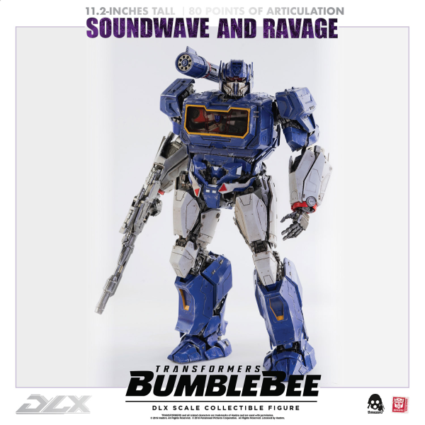 Three Zero Transformers: Bumblebee - DLX Soundwave and Ravage | 4897056202627