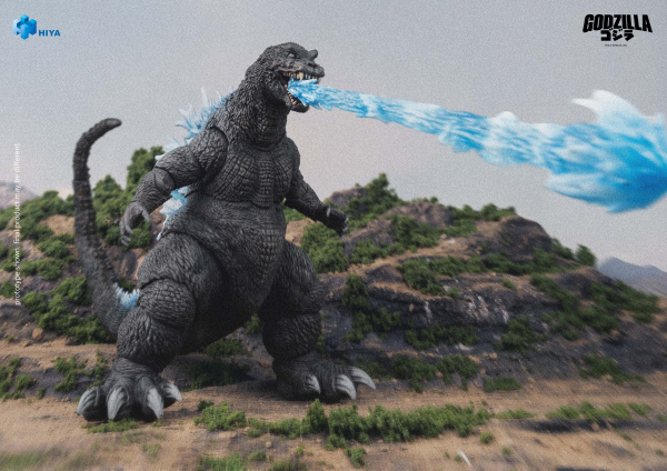 HIYA TOYS Exquisite Basic Series None Scale 7 Inch Original Classic Godzilla, Mothra and King Ghidorah: Giant Monsters All-Out Attack (2001) Heat Ray Godzilla Action Figure(6957534204555)