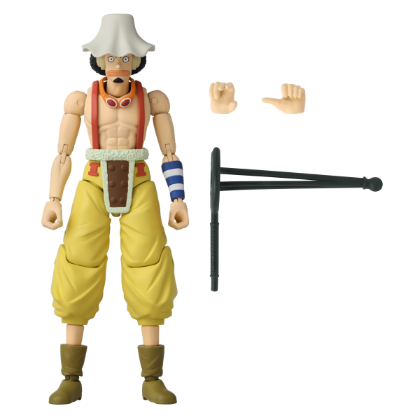 BANDAI Anime Heroes - One Piece - Usopp Action Figure | 0045557370053