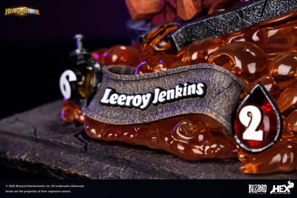 HEX Collectibles Blizzard Hearthstone® Leeroy Jenkins 1/6 Scale Premium Statue | 6978082550116