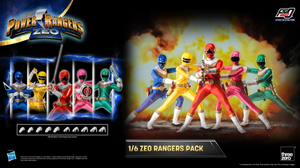Three Zero Power Rangers Zeo - FigZero 1/6 Zeo Rangers Pack | 4895250810464