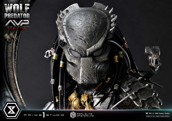 Prime 1 Studio Real Elite Masterline Aliens vs. Predator: Requiem Wolf Predator DX Bonus Version | 4582647121646