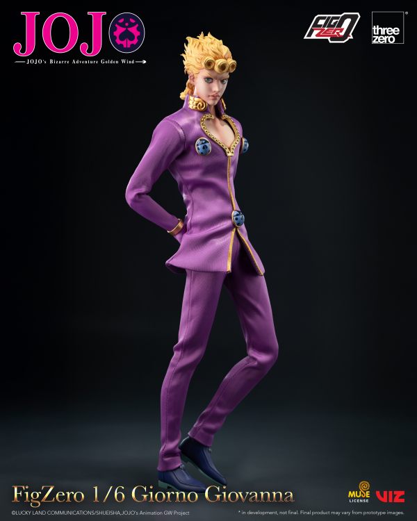 threezero JOJO's Bizarre Adventure: Golden Wind FigZero 1/6 Giorno Giovanna | 4895250817470