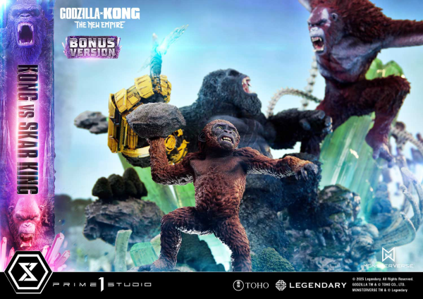 Prime 1 Studio Ultimate Diorama Masterline Godzilla x Kong: The New Empire (Film) Kong vs Skar King Bonus Version | 4582647121707