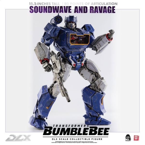 Three Zero Transformers: Bumblebee - DLX Soundwave and Ravage | 4897056202627