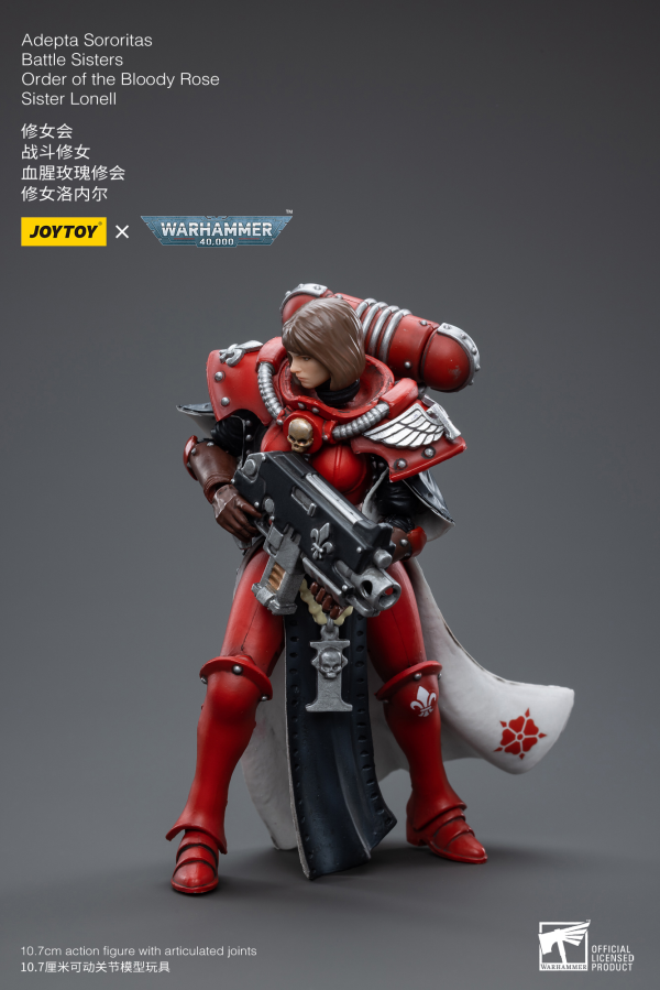 Joy Toy Adepta Sororitas Battle Sisters Order of the Bloody Rose Sister Lonell | 6973130374522