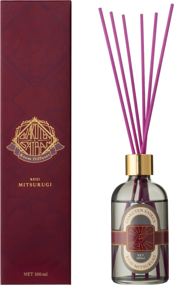 GSI Creos "Ace Attorney" Reed Diffuser Miles Edgeworth Motif - Scent inspired by the Senior Prosecutor's Office, 1202 | 4973028734331