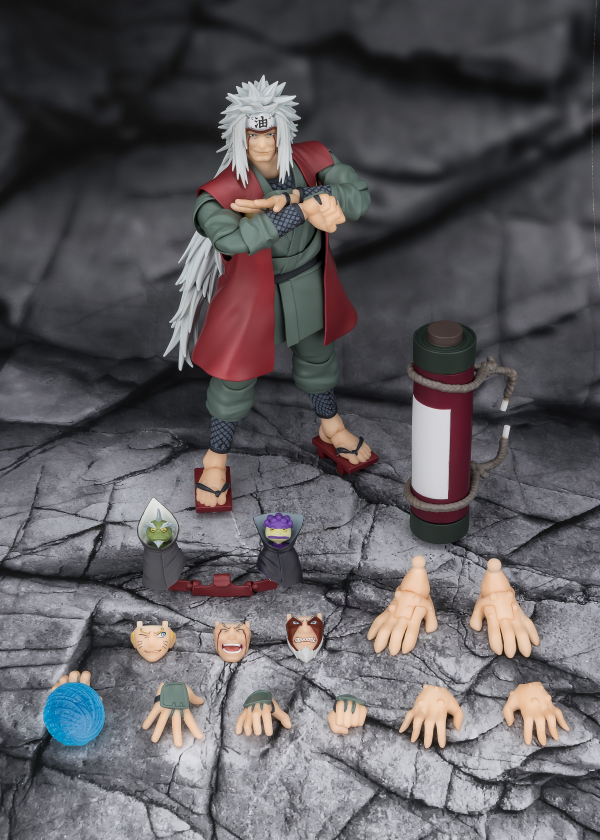 TAMASHII NATIONS JIRAIYA -Hidden Leaf Heroic Master Sage- (Sage Mode Set) "NARUTO", TAMASHII NATIONS S.H.Figuarts | 4573102675545
