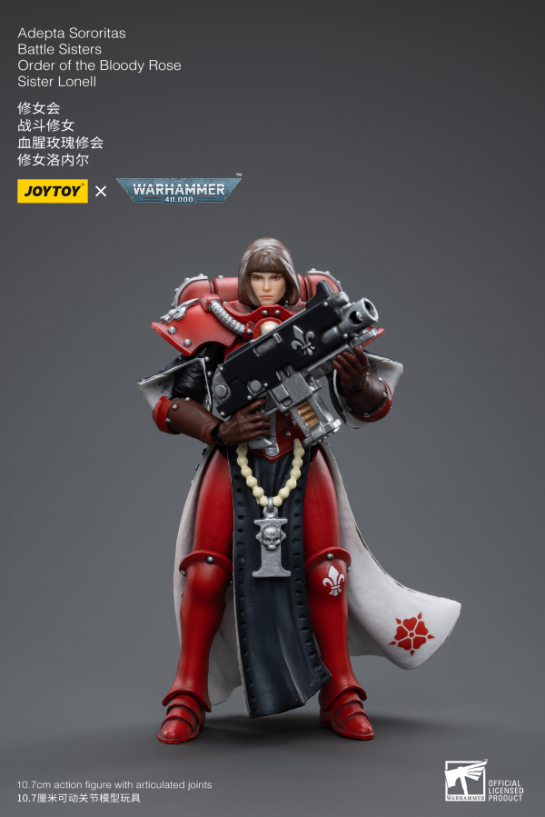 Joy Toy Adepta Sororitas Battle Sisters Order of the Bloody Rose Sister Lonell | 6973130374522